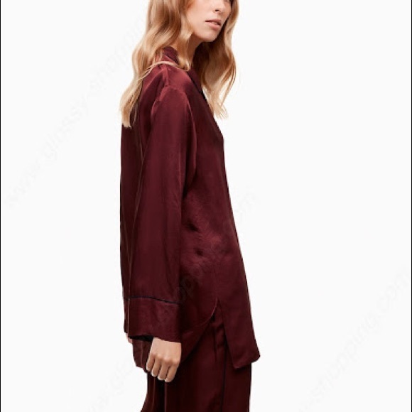 Aritzia wilfred Murol rust top xs preloved - Picture 6 of 9